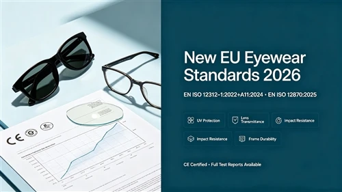 EU の新しいサングラスとフレーム規格が発効 (2026 年 6 月)